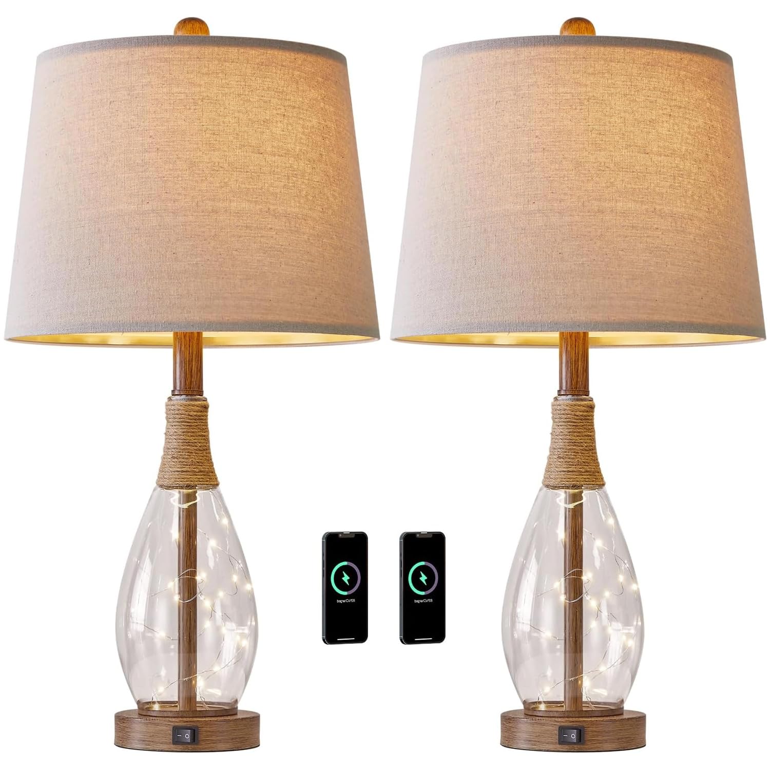 OYEARS soft glow from linen shade supports reading comfort.