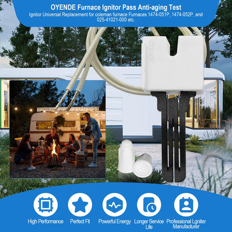 Step-by-step installation guide for the OYENDE furnace ignitor