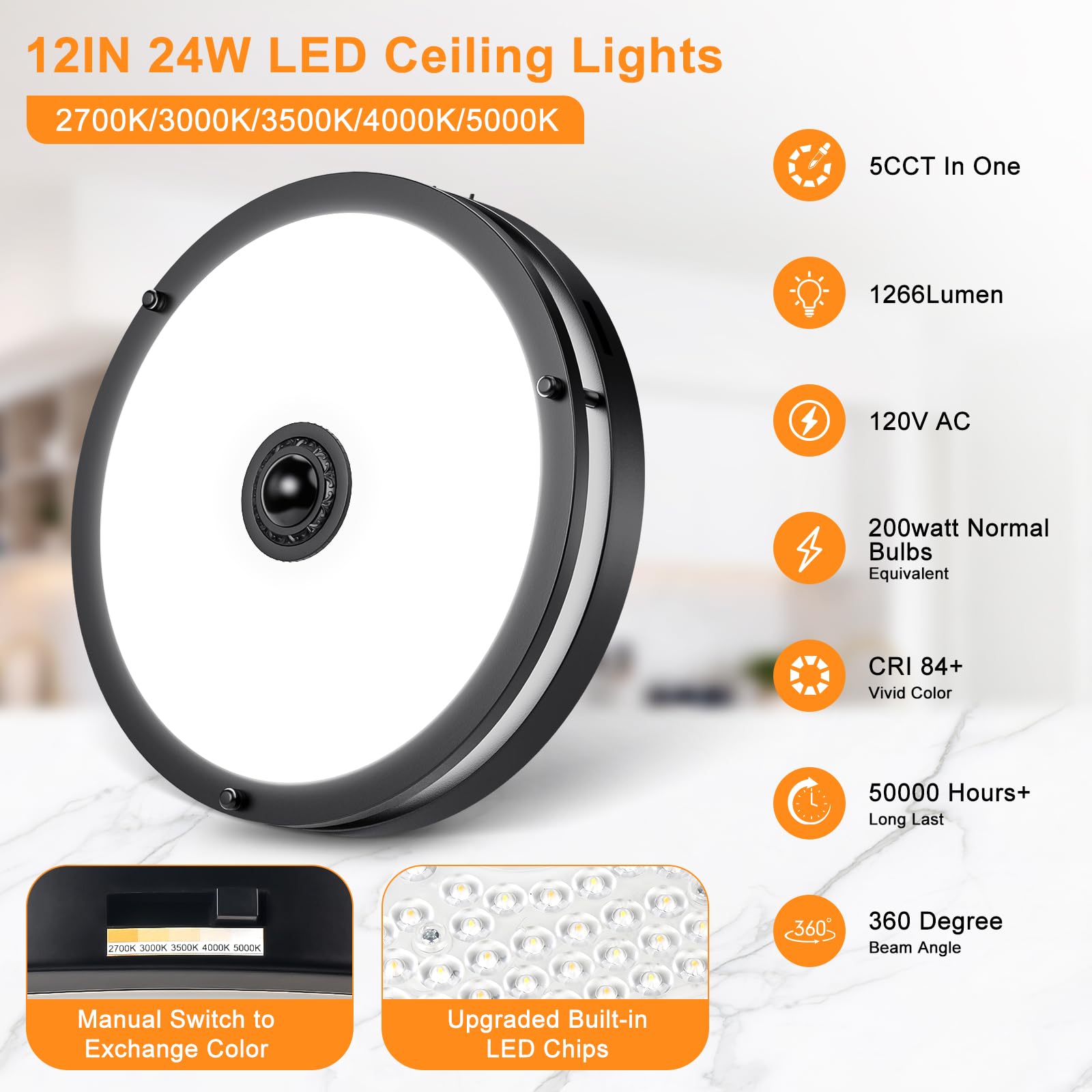 OYKYOHEI durable waterproof outdoor ceiling light performs well in rain or shine.
