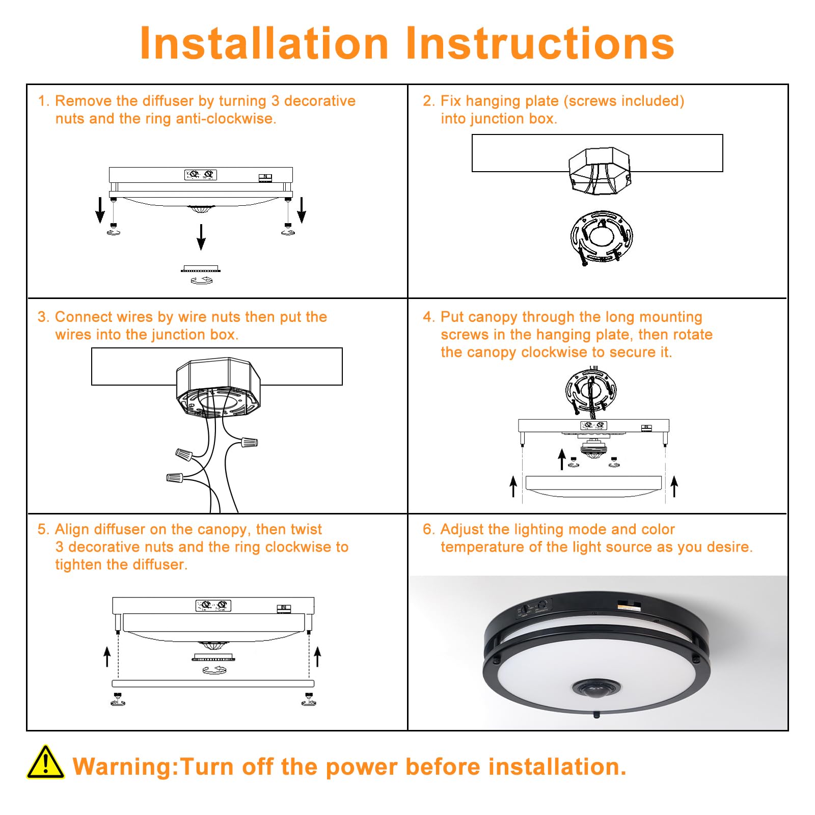 OYKYOHEI ETL-certified durable LED fixture prioritizes safety and performance.