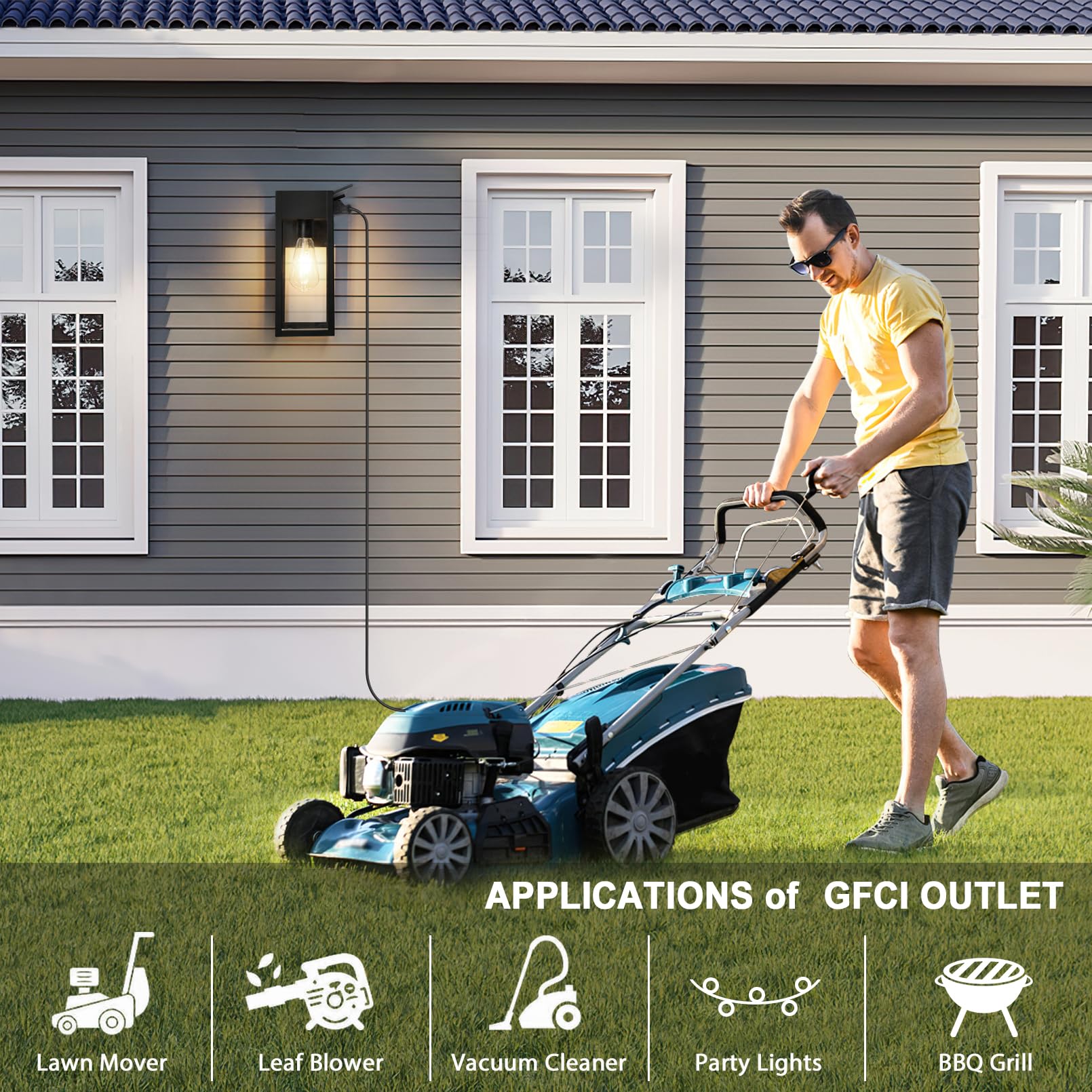 OYKYOHEI front door patio garage light enhances curb appeal and safety