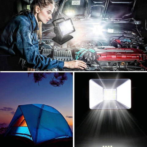 OYOCO compact light with USB charging port for on-the-go use.