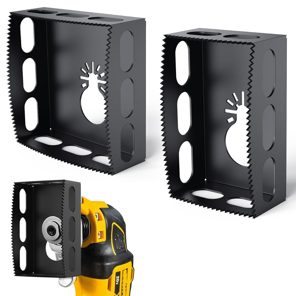 OYSSTA 2-pack square-slot outlet cutter for quick drywall openings