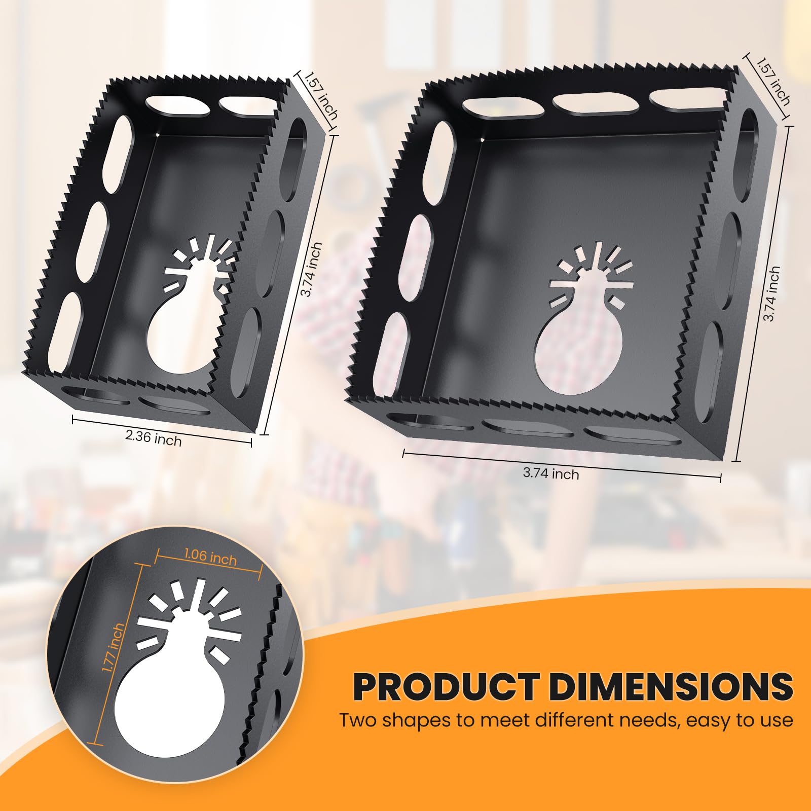 Reinforced ribs boost rigidity for heavy daily use