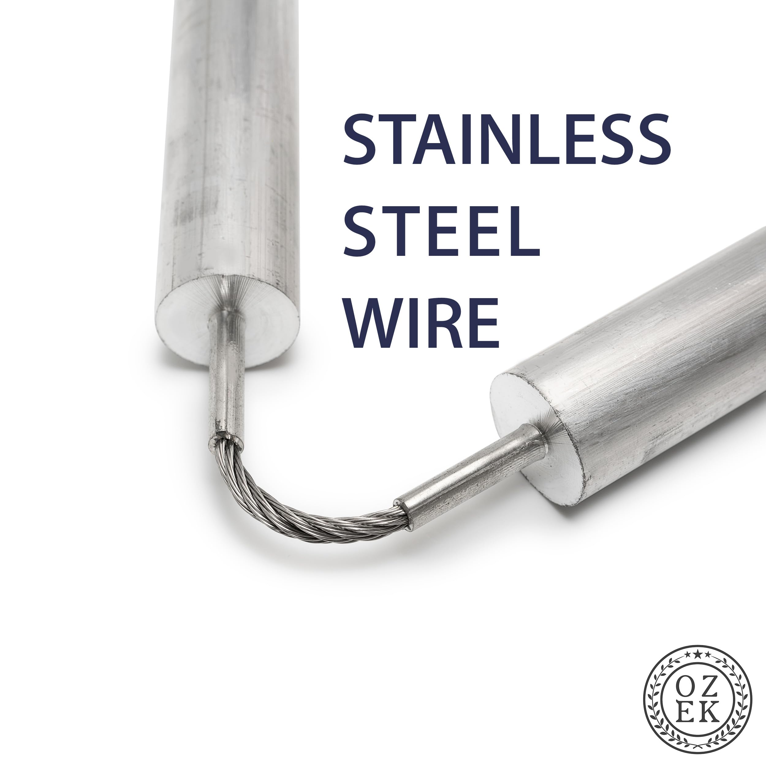 Ozek US-based packaging includes PTFE tape for quick, secure setup