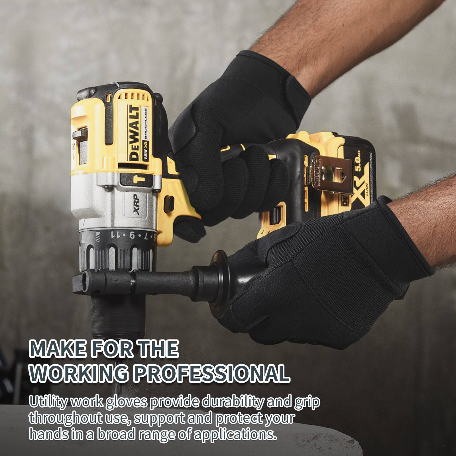 OZERO gloves with adjustable closure for a secure, snag-free fit