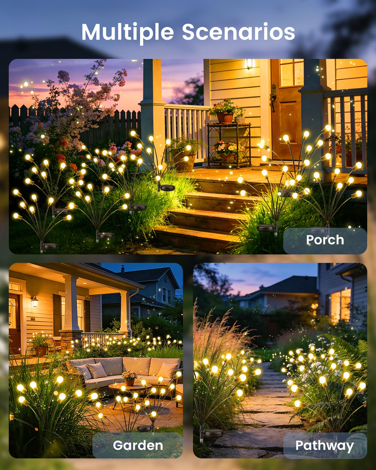OZS simple ground installation makes adornment quick for borders and beds.