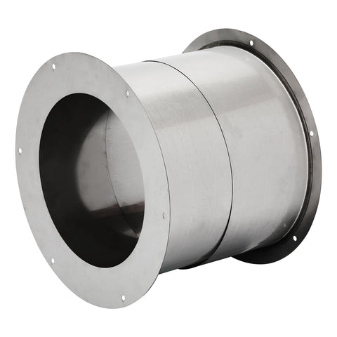 P Polerden wall thimble for 6-inch dwc chimneys through walls.