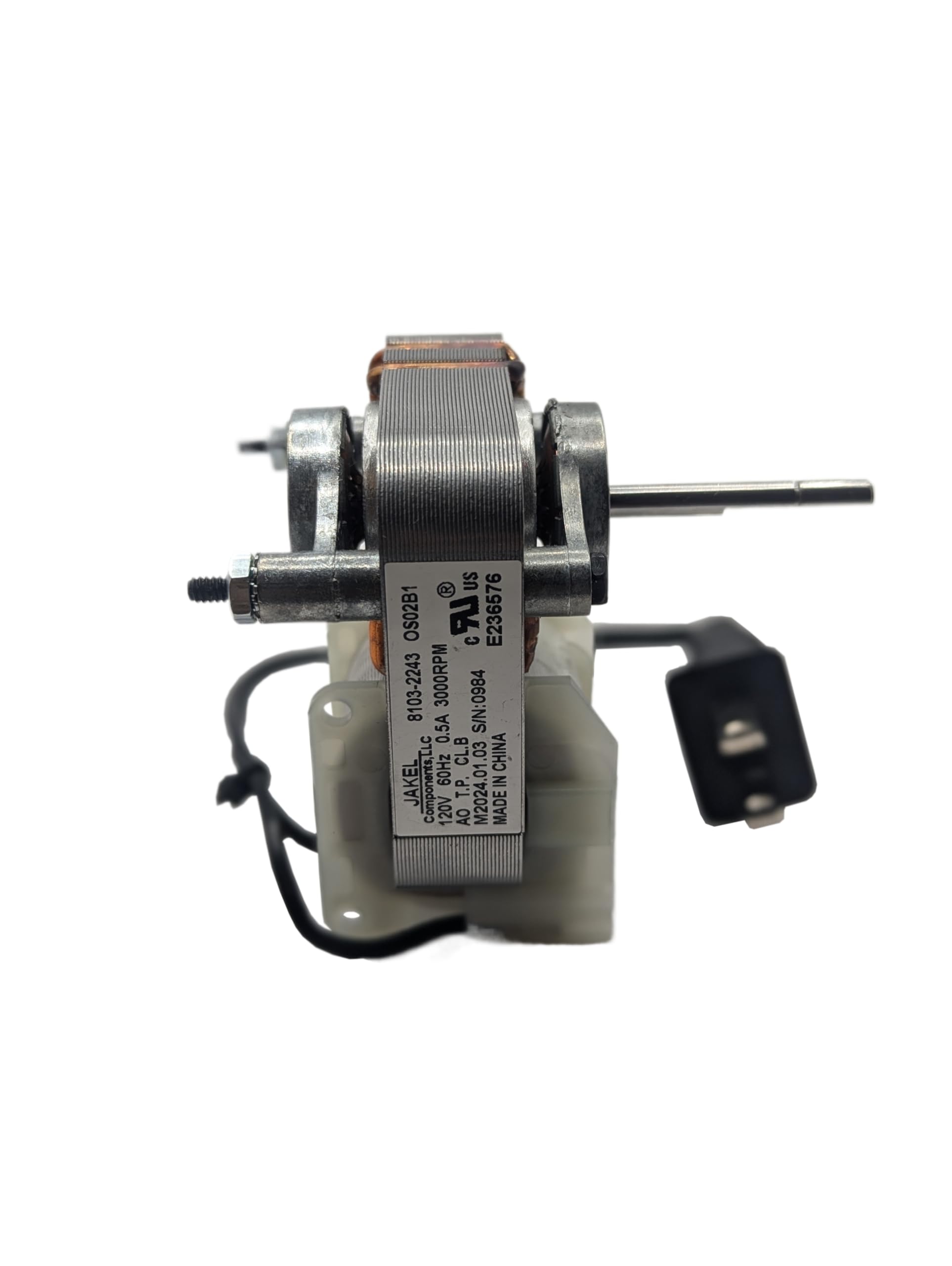 P-Tech kit contents motor and 4.5-inch paddle fan