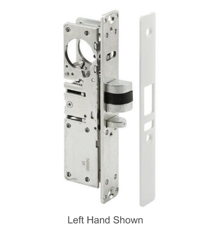 Pacific Doorware backset option ensures proper alignment on standard storefront doors