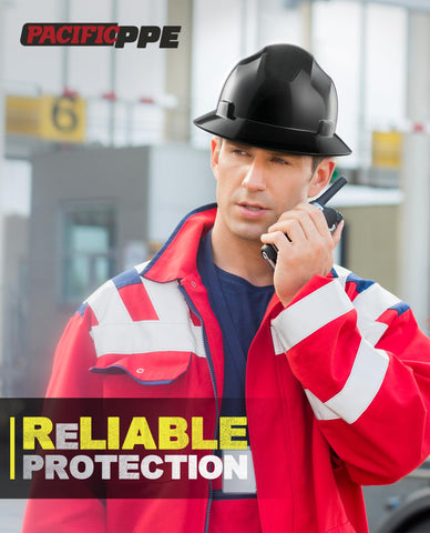 PACIFIC PPE Industrial use scene featuring versatile helmet in a factory setting.