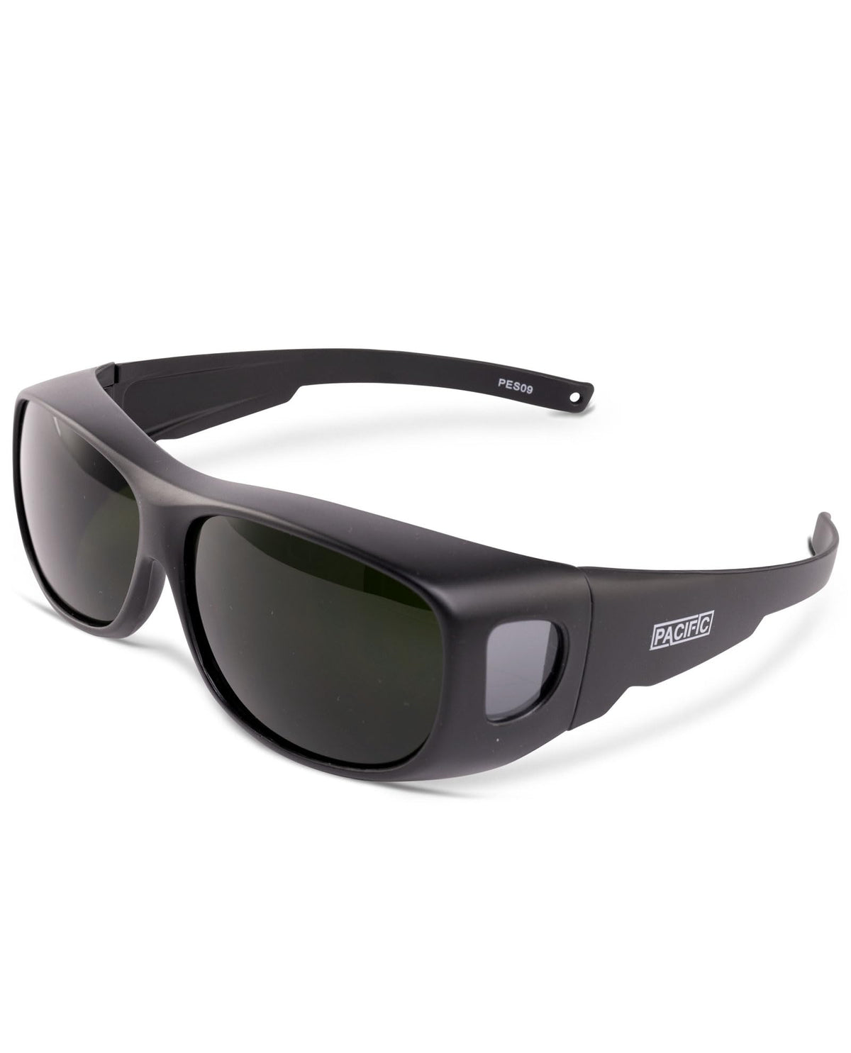 PACIFIC PPE welding glasses with wraparound lenses protect eyes during outdoor and indoor projects.