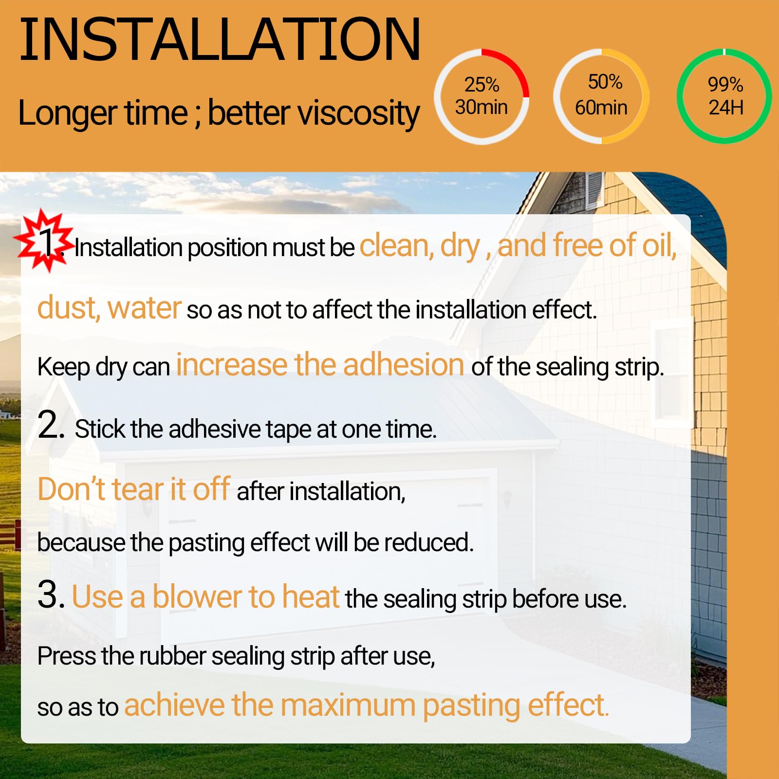 PACIXU door seal on garage doors helps reduce dust and air leaks.