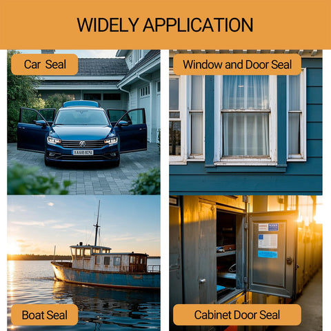 DIY window sealing with PACIXU seal cut to length