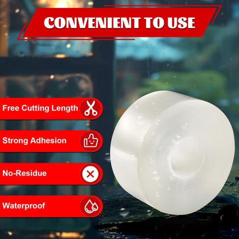 PackYard airtight weather tape on windows and doors blocks airflow and dust