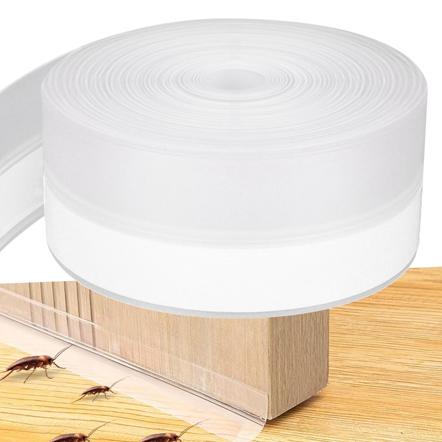 PackYard silicone seal weather stripping tape seals door bottoms to reduce drafts and improve insulation.