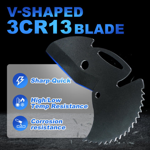 Included deburring tool for clean pipe ends.