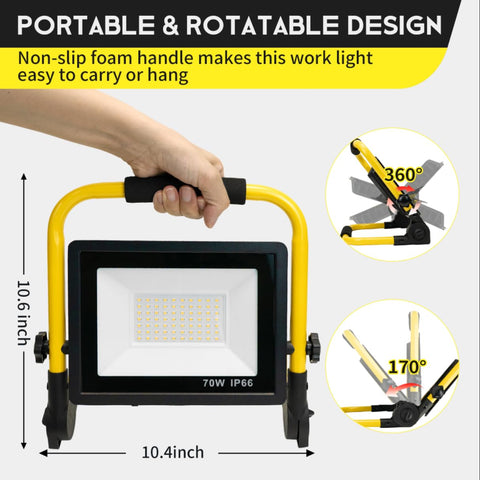PACOLIT P 120 degree beam angle provides wide area illumination.