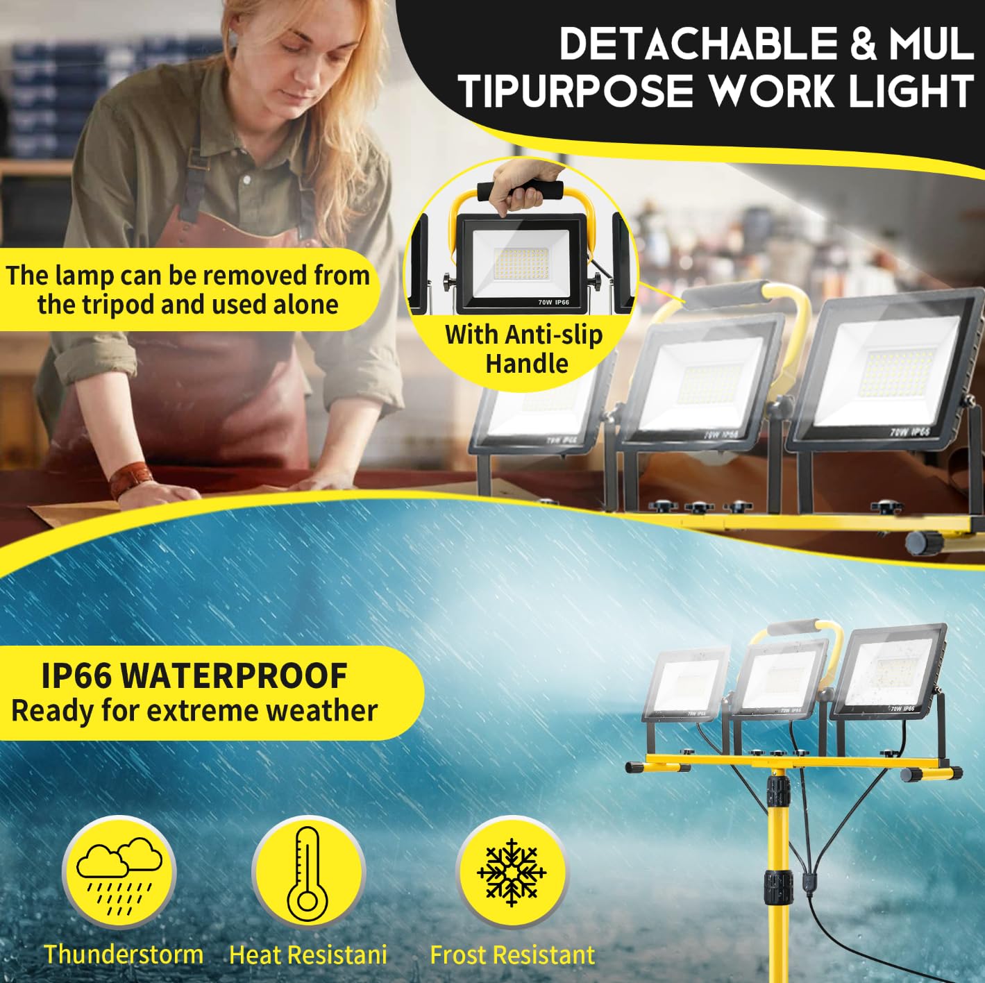 PACOLIT P 16-4ft cord providing extended reach for flexible use