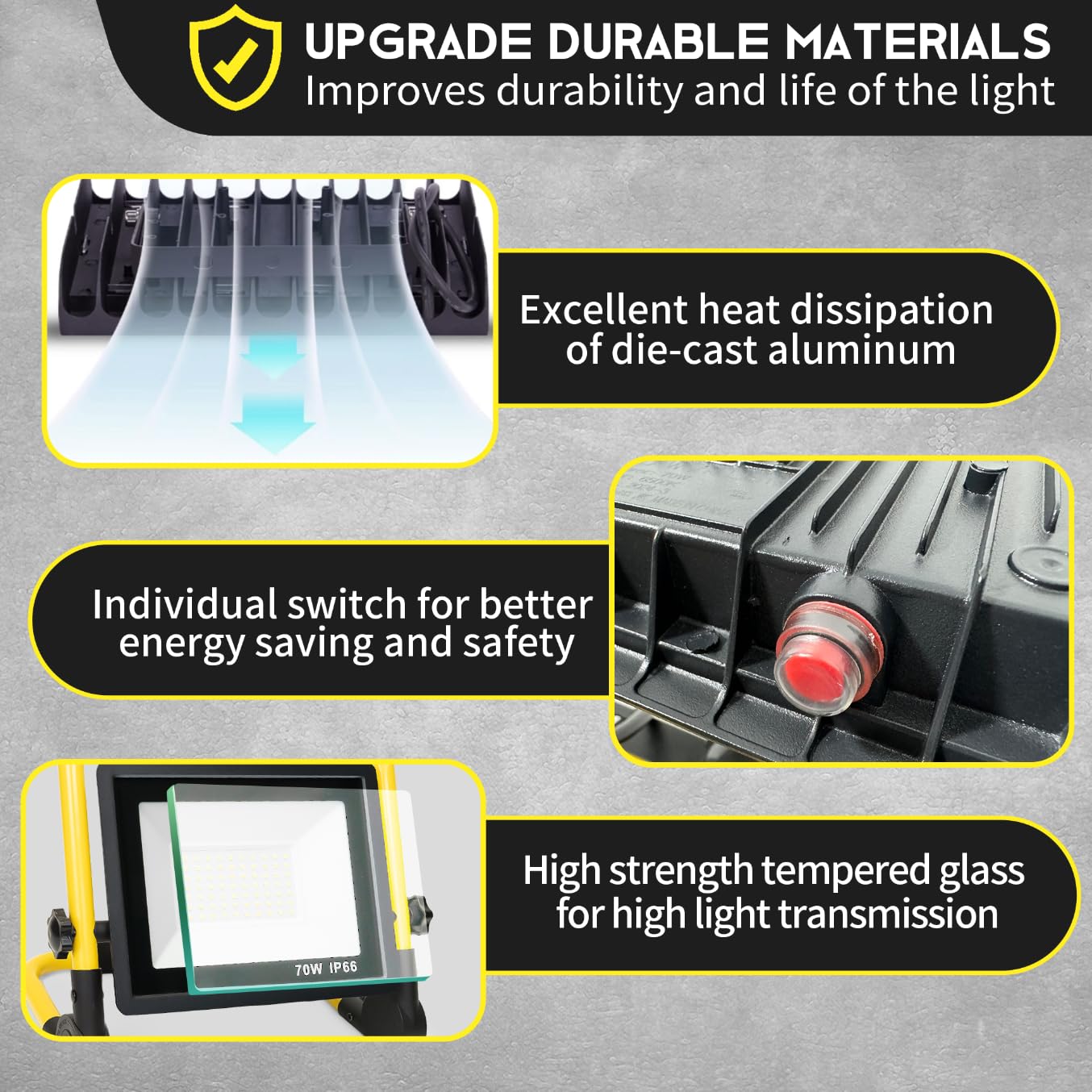 PACOLIT P 72 LED array delivers bright, energy efficient coverage.