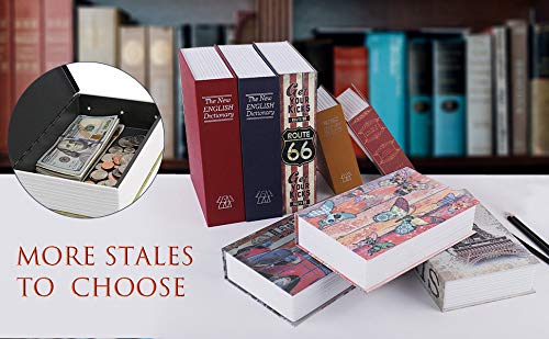 PACOLO Diversion Book Safe rose exterior with book-like silhouette.