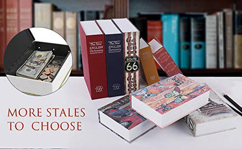 PACOLO Diversion Book Safe rose exterior with book-like silhouette.