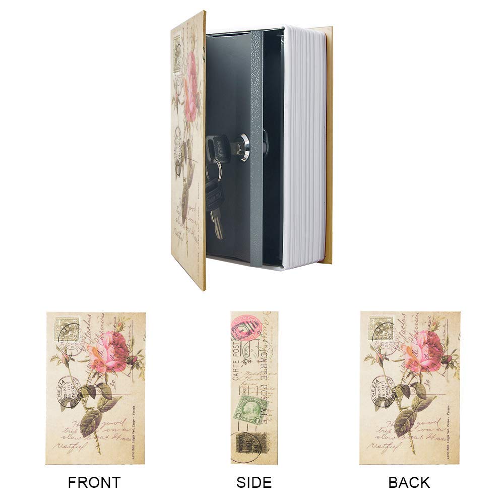 PACOLO Diversion Book Safe with key lock close-up for secure access.