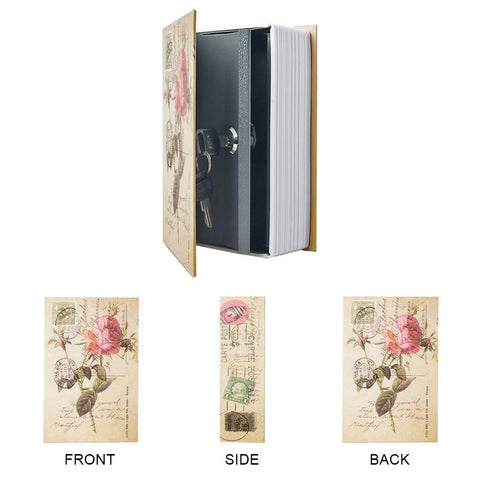 PACOLO Diversion Book Safe with key lock close-up for secure access.