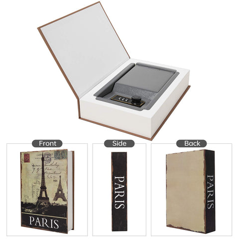 PACOLO Hidden storage book interior reveals compact space for small items.