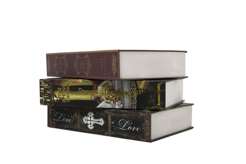 PACOLO Real paper book appearance blends into shelves.