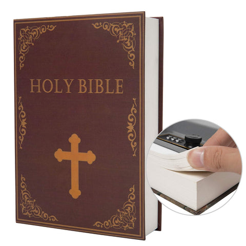 PACOLO Real Paper Transfer Book Safe front view with hidden compartment for valuables.