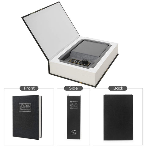 PACOLO Secret storage compartment inside the book provides secure travel storage.