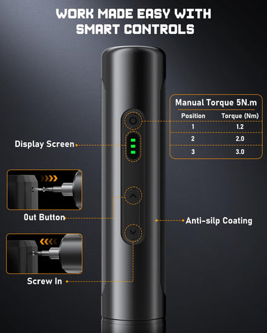 PACOVY ergonomic contoured handle reduces hand fatigue.