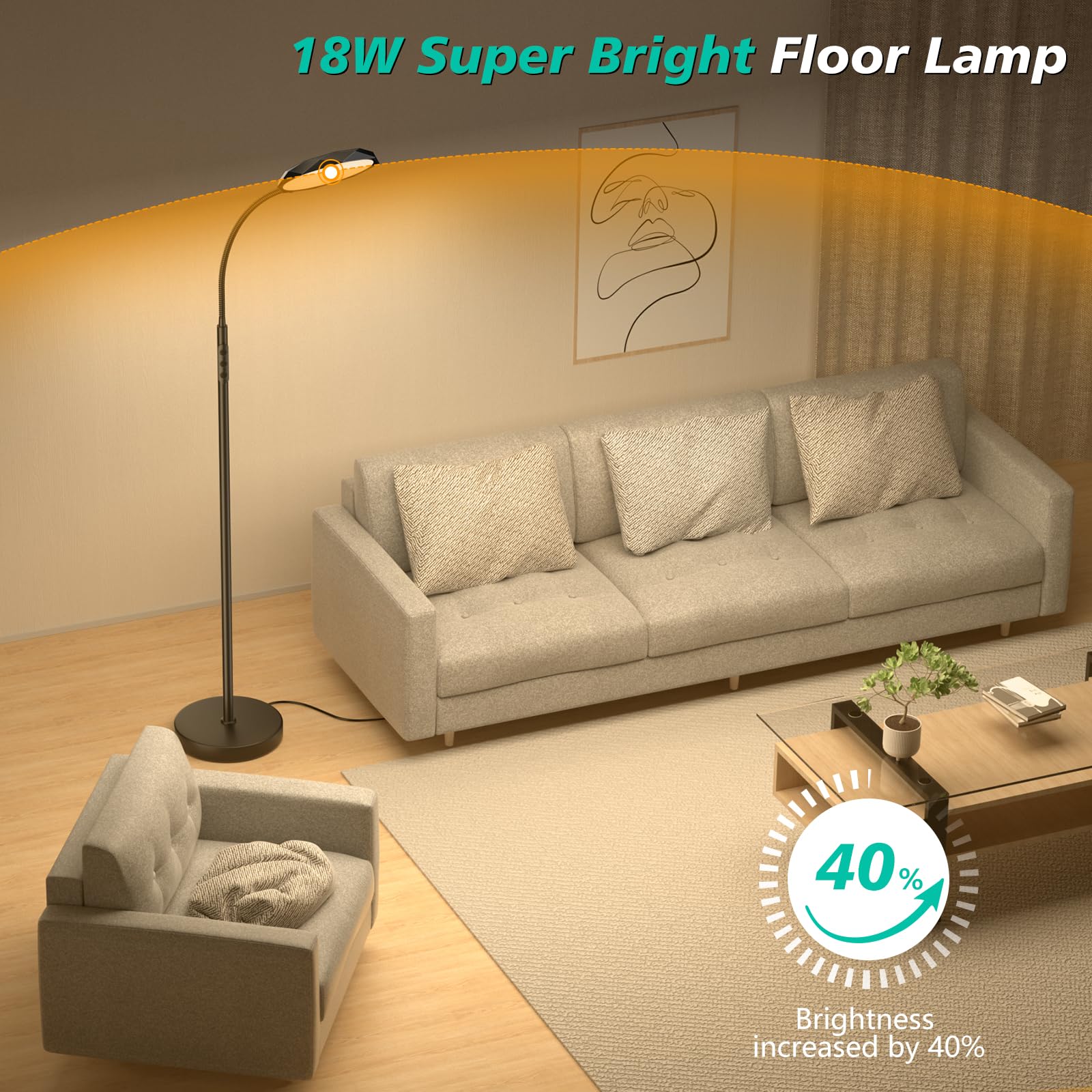 PACOVY dimming colors option to tailor warmth and brightness