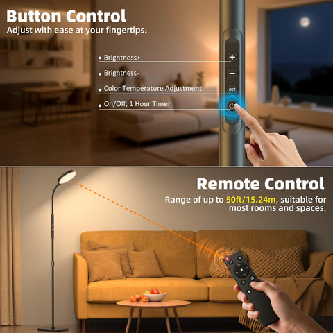 PACOVY gooseneck 360-degree rotation for precise angle placement