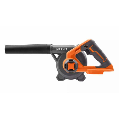 Pacroban 18V compact blower in action showing high airflow