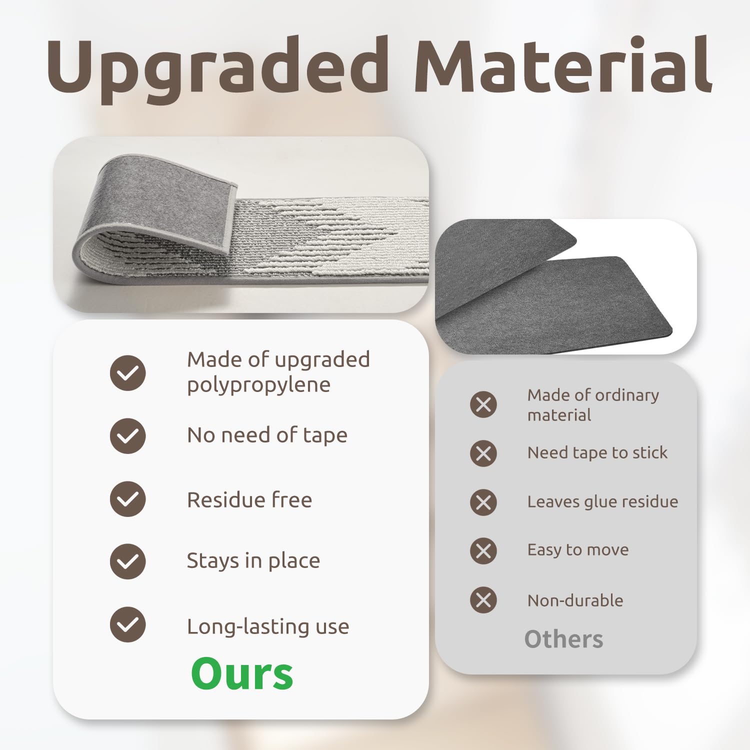 PADOOR durable stair treads withstand daily use on busy stairs
