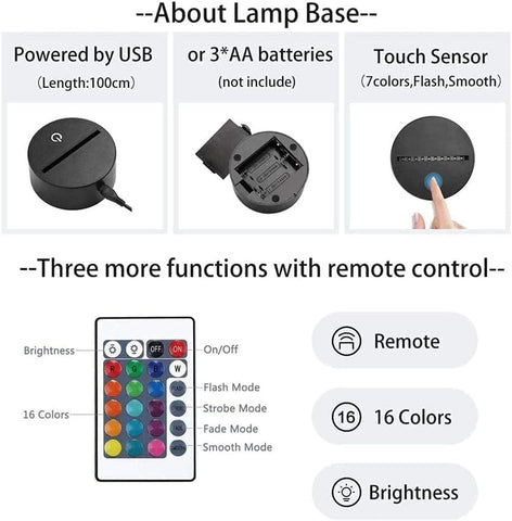 Paesteffe 16-color LED night light supports soft, eye-friendly glow.