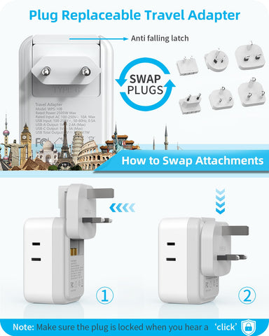 Multiple devices charging simultaneously with PA EWOK kit