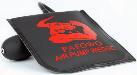 PAFOWO air wedge bag pump included non-scratch pry tools protect surfaces.