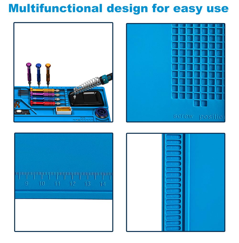 PAFOWO built-in scale ruler helps measure parts precisely for quick assembly.