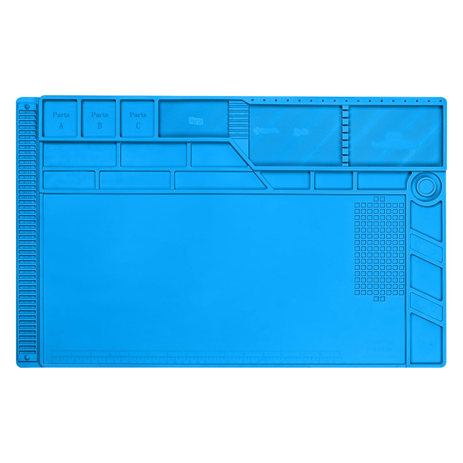 PAFOWO non-toxic, anti-static silicone keeps parts safe and easy to clean.