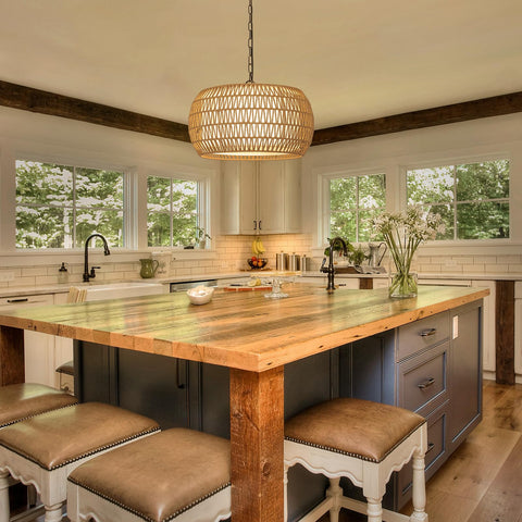 PAUFUL boho pendant light for dining rooms enhances cozy gatherings