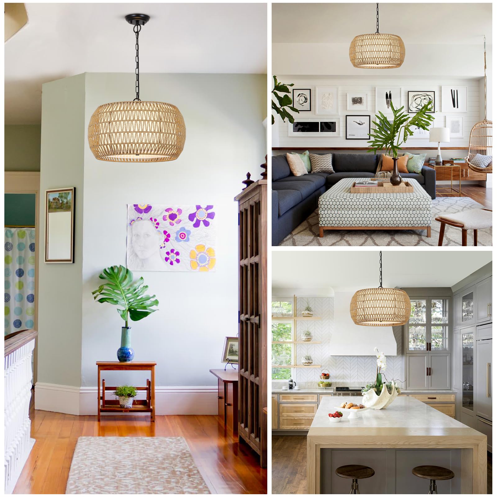 PAUFUL dimmable-ready pendant equipped for soft evening lighting