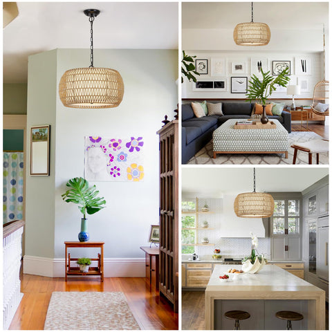 PAUFUL dimmable-ready pendant equipped for soft evening lighting