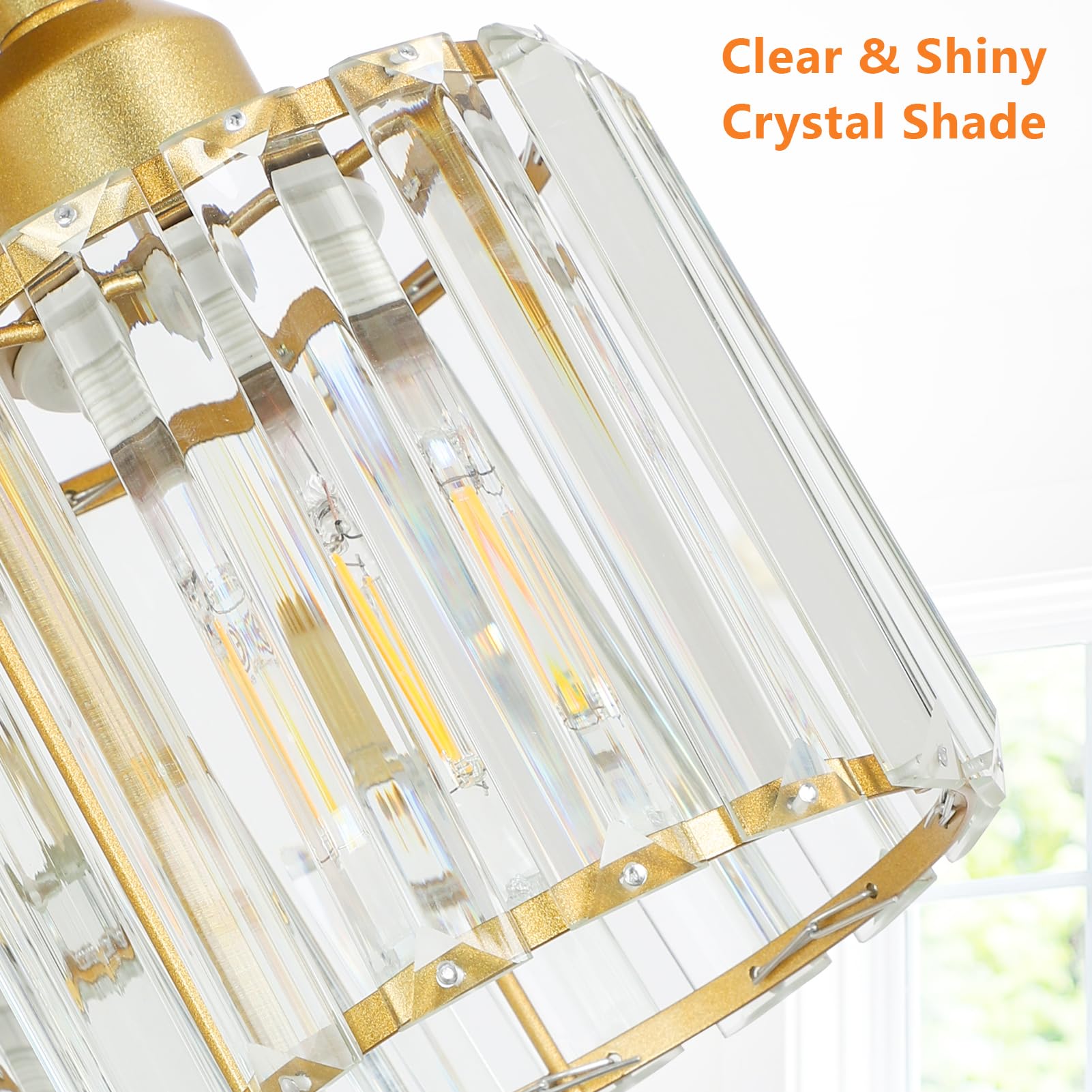 PAUFUL dimmable compatible with bulbs for customizable mood lighting.