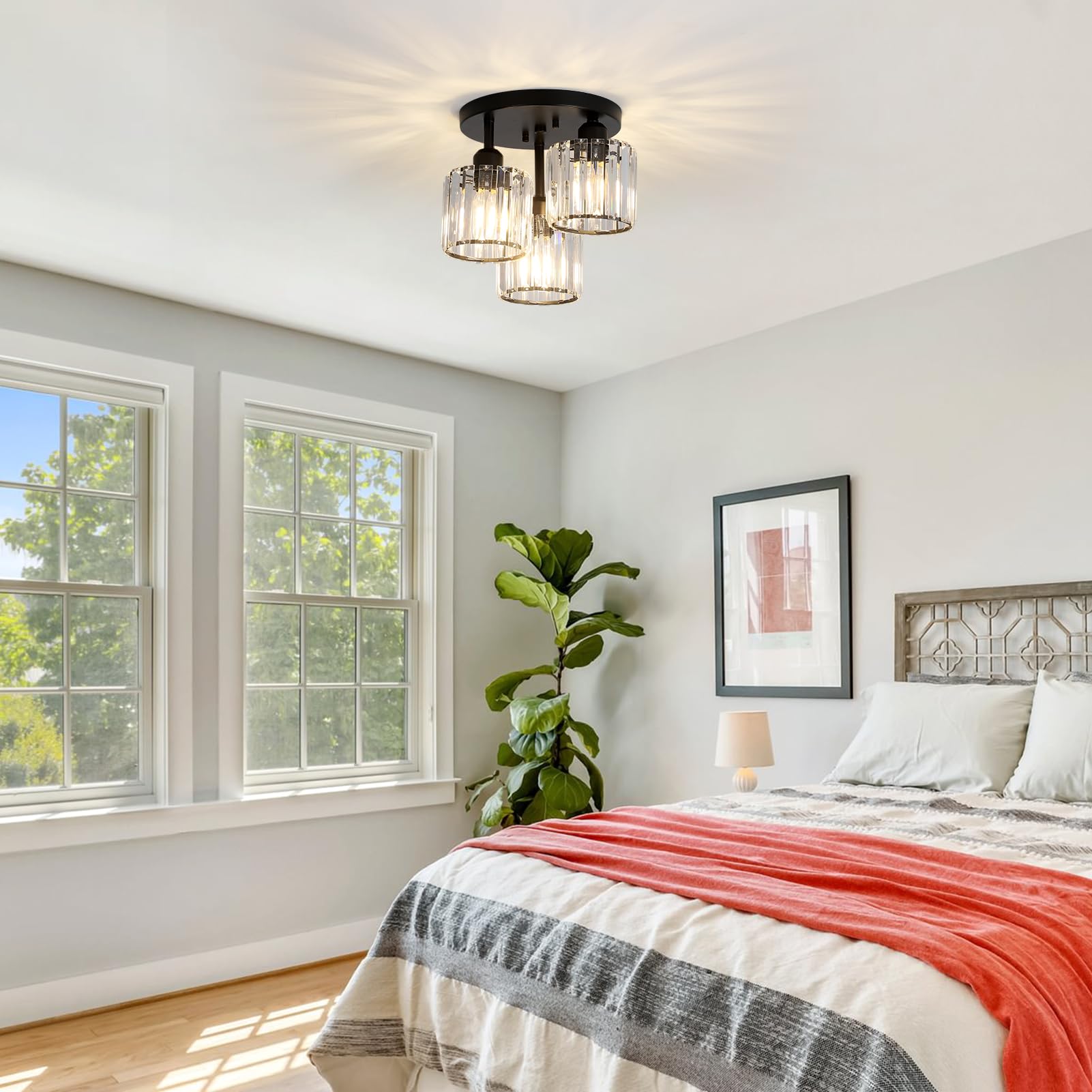 PAUFUL easy-install-ceiling-light simplifies setup in minutes.