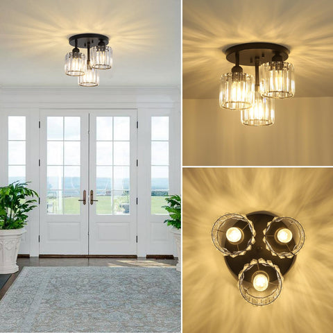 PAUFUL hallway-light creates bright, welcoming entry.