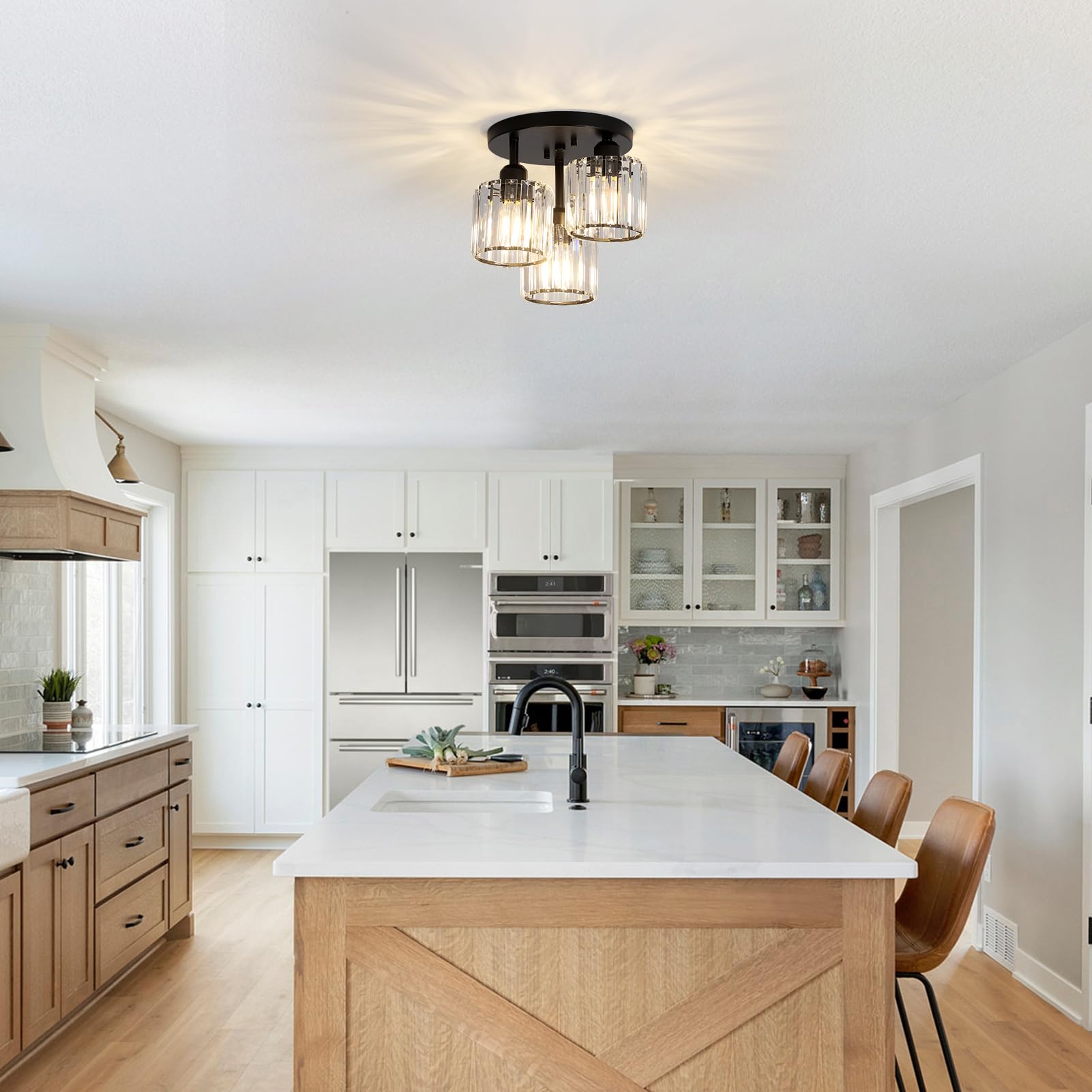 PAUFUL two-year-warranty-ceiling-light offers reliable support.