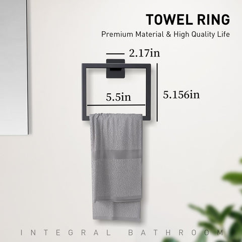 PAHSFS matte black toilet paper holder with durable stainless steel.